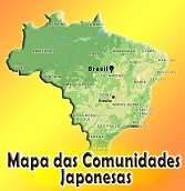 Mapa das Comunidades Japonesas